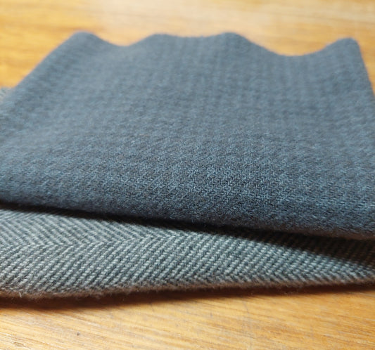 Weeks Dye Works Felted Wool - Galvanized/Gunmetal HB & HT