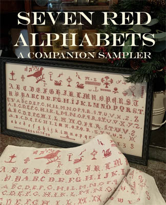 Seven Red Alphabets - Reproduction Sampler Chart by Needlework Press