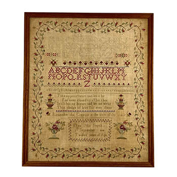 Eliza Jane Smyth 1840 - Reproduction Sampler pattern by The Wishing Thorn