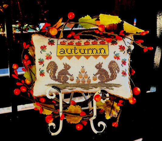 Autumn Collector - Cross Stitch Pattern by Fox & Rabbit Designs