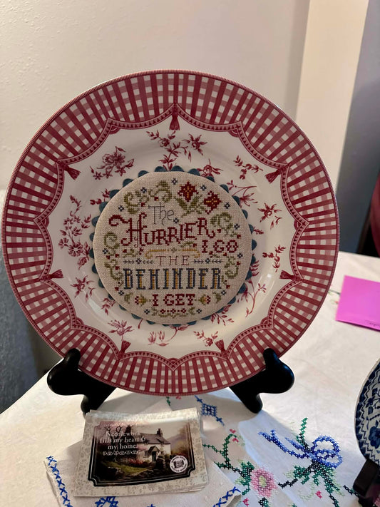 Double Dutch Plate-itude - Cross Stitch Pattern by Summerhouse Stitchworkes PREORDER