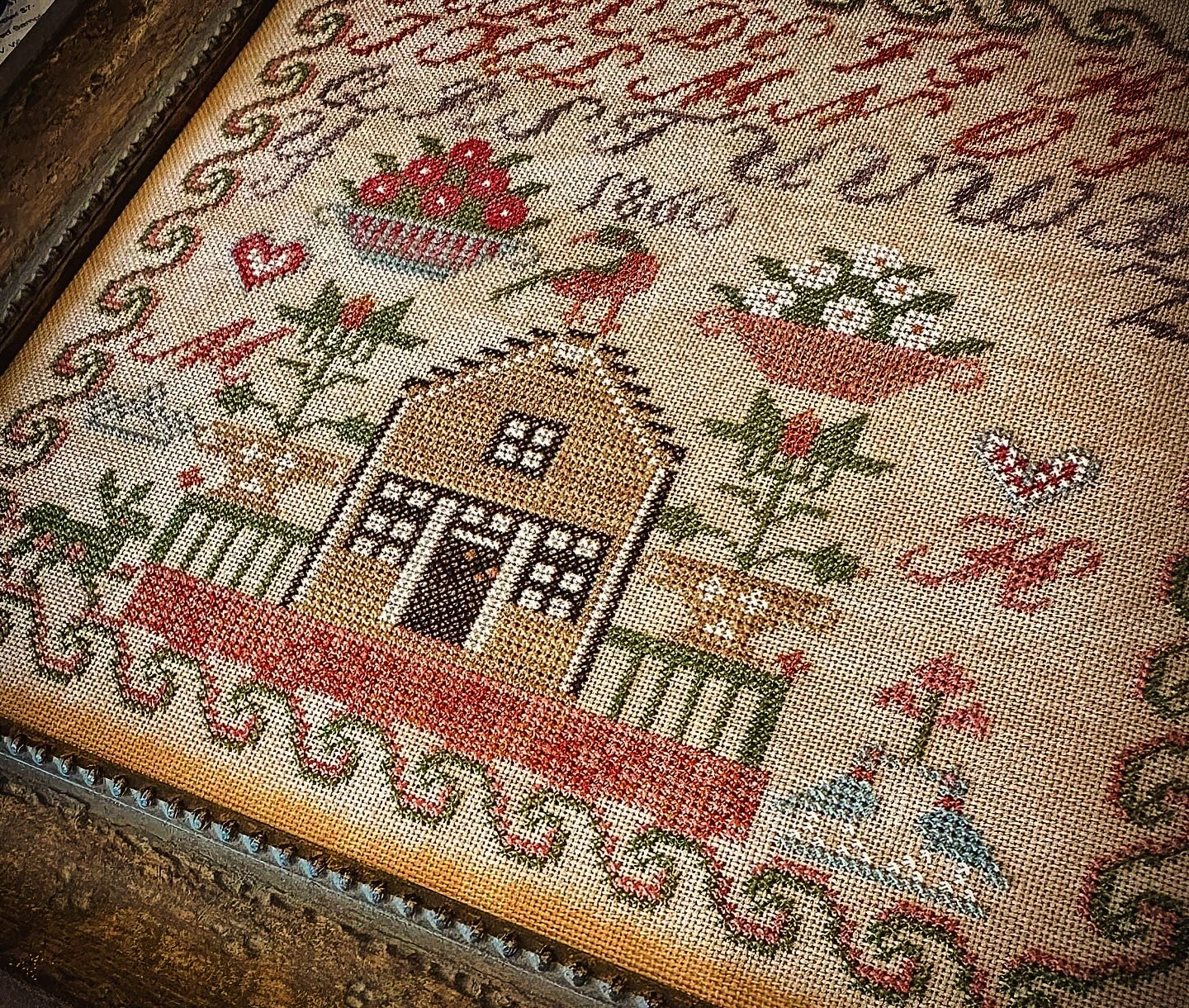 MH 1860 - Reproduction Sampler Chart by Needlework Press