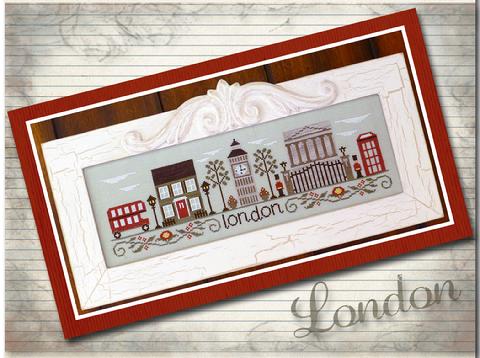 Afternoon in London - Cross Stitch Pattern by Country Cottage Needleworks