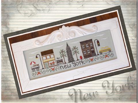 Afternoon in New York - Cross Stitch Pattern by Country Cottage Needleworks