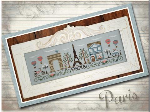 Afternoon in Paris - Cross Stitch Pattern by Country Cottage Needleworks