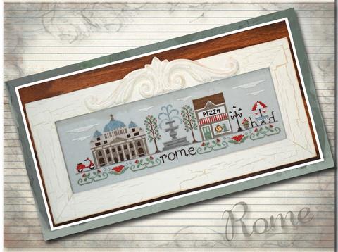 Afternoon in Rome - Cross Stitch Pattern by Country Cottage Needleworks