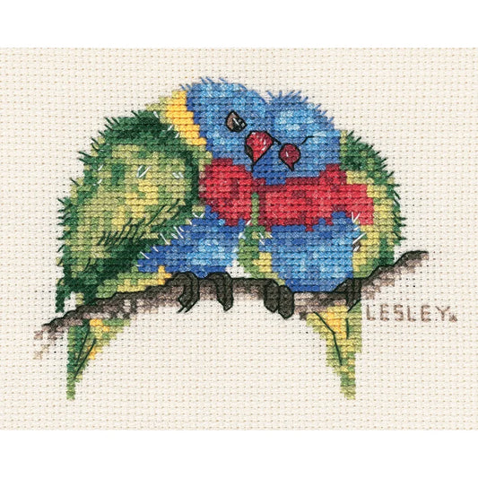 Rainbow Lorikeet  DMC Counted Cross Stitch