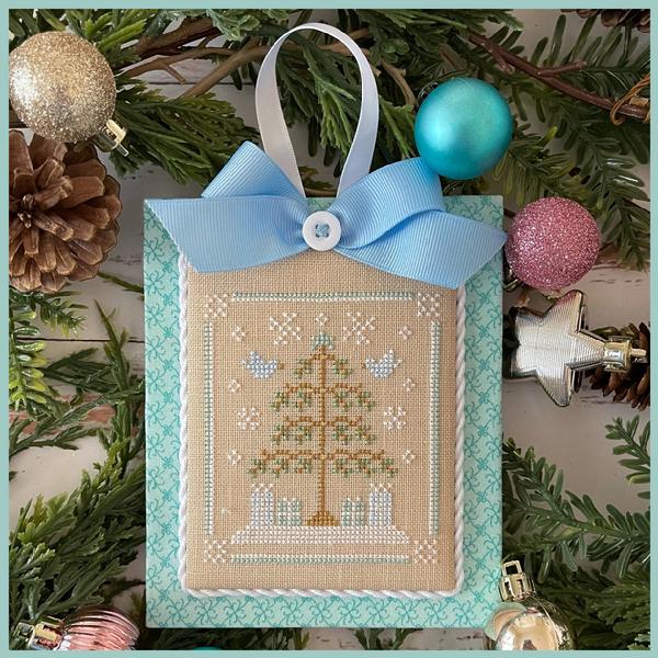 Frosty Christmas #8 Pastel Collection- Cross Stitch Chart by Country Cottage Needleworks