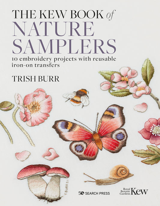Kew Book of Embroidered Nature Samplers FOLDER EDITION - by Trish Burr