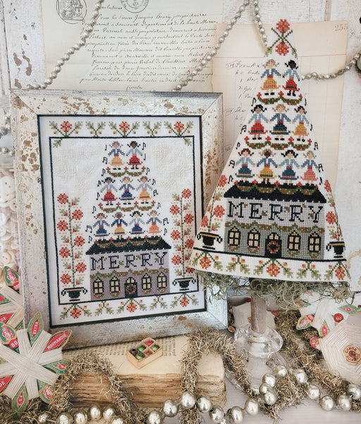 Ninth Day of Christmas Sampler and Tree- Cross Stitch Pattern by Hello from Liz Mathews