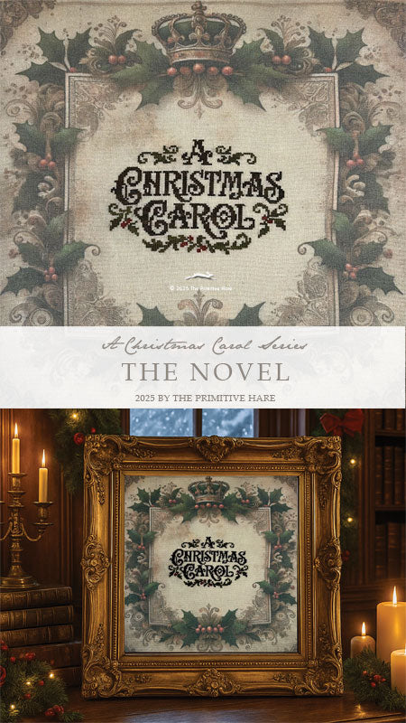 The Novel - Cross Stitch Pattern by The Primitive Hare