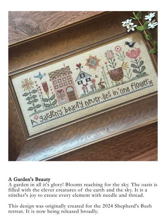 A Garden's Beauty - Cross Stitch Pattern by Heart in Hand PREORDER
