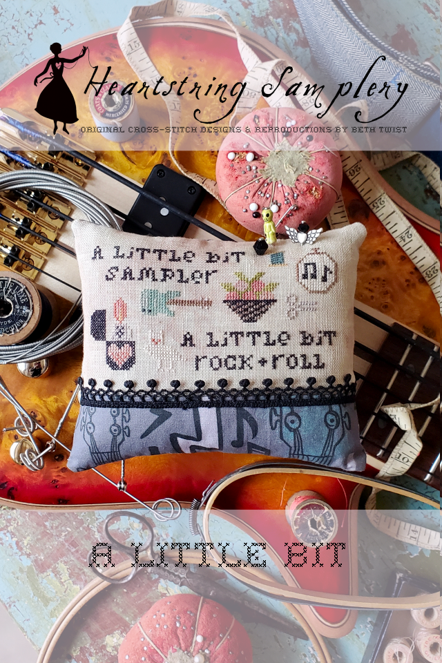 A Little Bit - Cross Stitch Pattern by Heartstring Samplery PREORDER