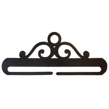 6" Stoney French Curl Split Hanger in Charcoal