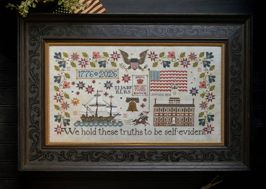 America 250 - Cross Stitch Pattern by Plum Street Samplers PREORDER