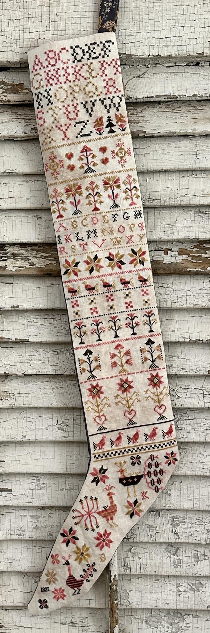 A Pennsylvania-German Stocking - Cross Stitch Pattern by Kathy Barrick PREORDER