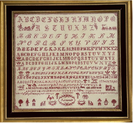 Armande 1888 - 1891 - Cross Stitch Pattern by Reflets de Soie