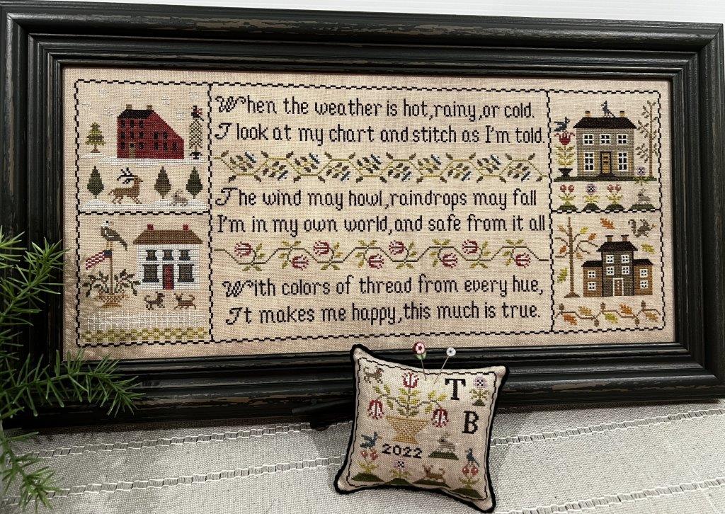 A Sampler For All Seasons - Cross Stitch Pattern by The Scarlett House