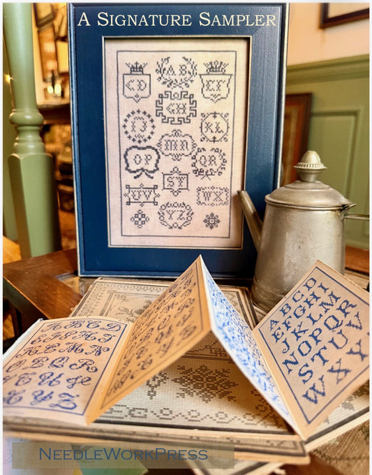 A Signature Sampler - Cross Stitch Pattern by Needlework Press PREORDER