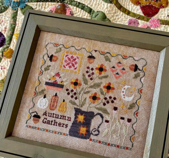 Autumn Gathers - Cross Stitch Pattern by Blueberry Ridge PREORDER