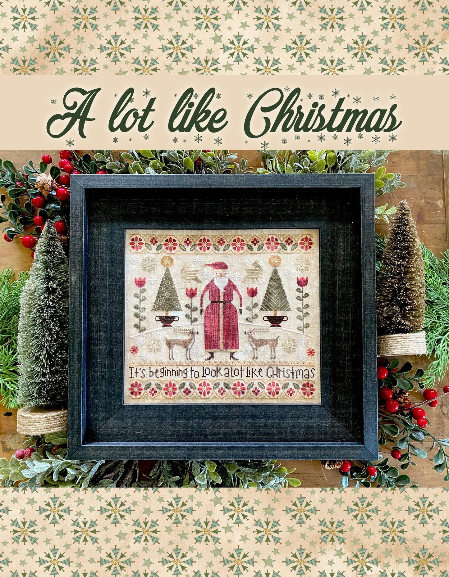 Hello Santa - Cross Stitch Pattern book by Teresa Kogut