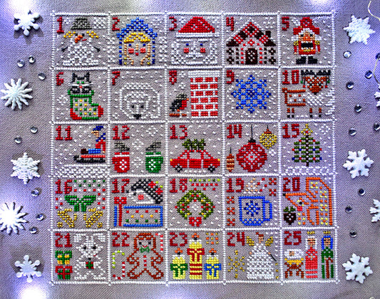 Christmas Advent Calendar - Cross Stitch Chart PDF by Stitchy Princess