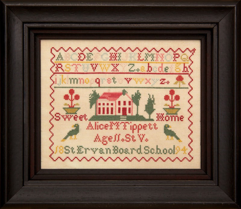 Alice M Tippett 1894 ~ Reproduction Sampler Pattern by Hands Across the Sea Samplers