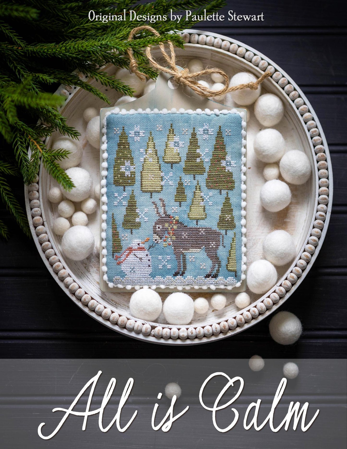 All is Calm - Cross Stitch Pattern by Plum Street Samplers PREORDER