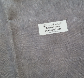 46 count Hand Dyed Linen - Ancient Ruin by Fox and Rabbit