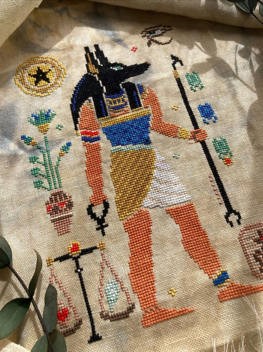 Anubis - Cross Stitch Pattern Quarternion Creations