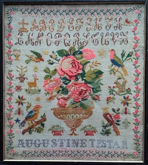 Augustine Testar - Cross Stitch pattern by Reflets de Soie