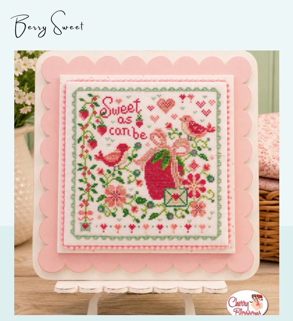 Berry Sweet - Cross Stitch Pattern by Cherry Blossoms PREORDER