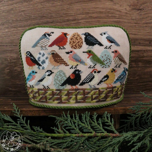 Birdy Bowl - Cross stitch pattern by The Blue Flower PREORDER