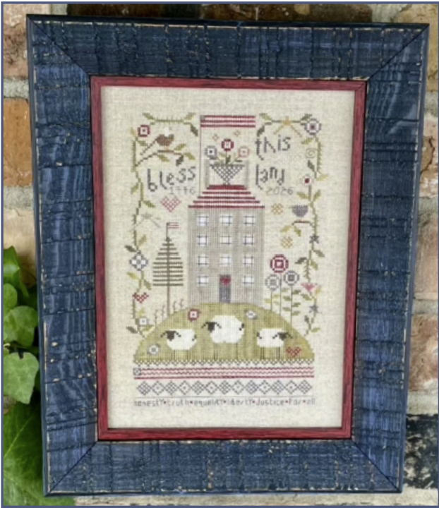 Bless Our Land kit - Cross Stitch Kit by Shepherd's Bush PREORDER