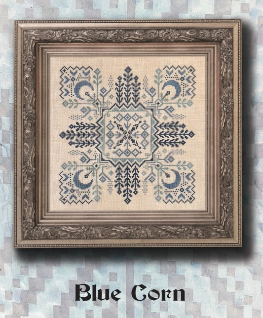 Blue Corn - Cross Stitch Pattern by Ink Circles