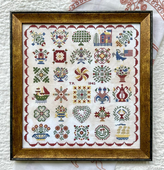 Baltimore Album Quilt - Cross Stitch Pattern by Kathy Barrick