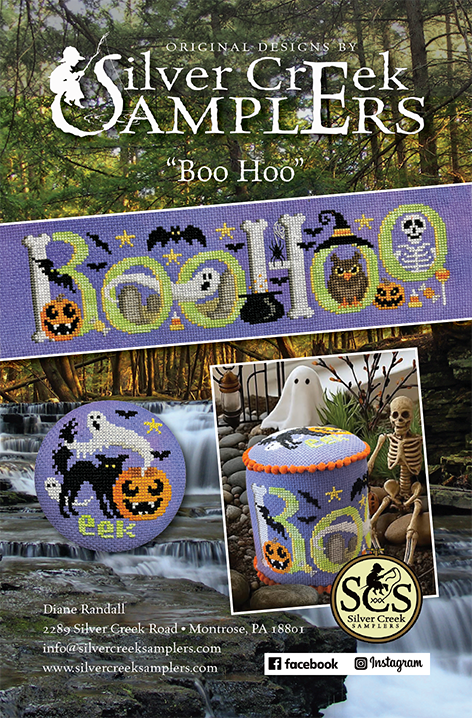 Boo Hoo - Cross Stitch pattern by Silver Creek Samplers