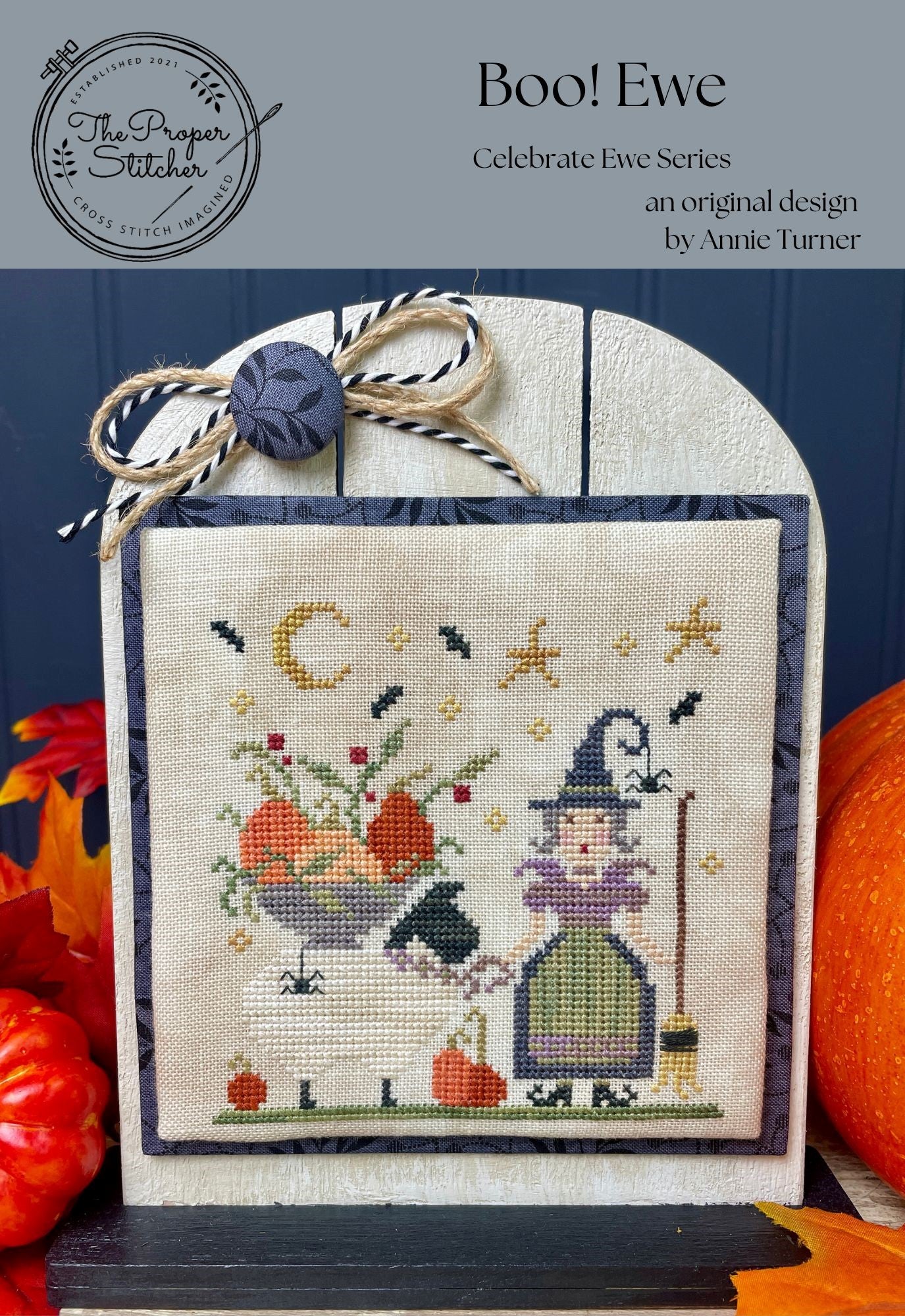 Boo! Ewe - Cross Stitch Pattern by The Proper Stitcher