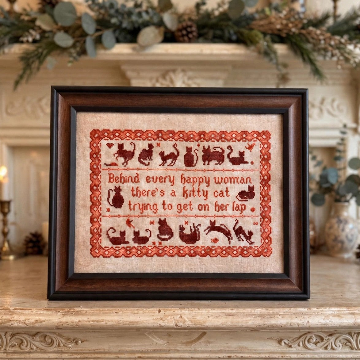 CAT Sampler - Cross Stitch Pattern by December Stitches PREORDER