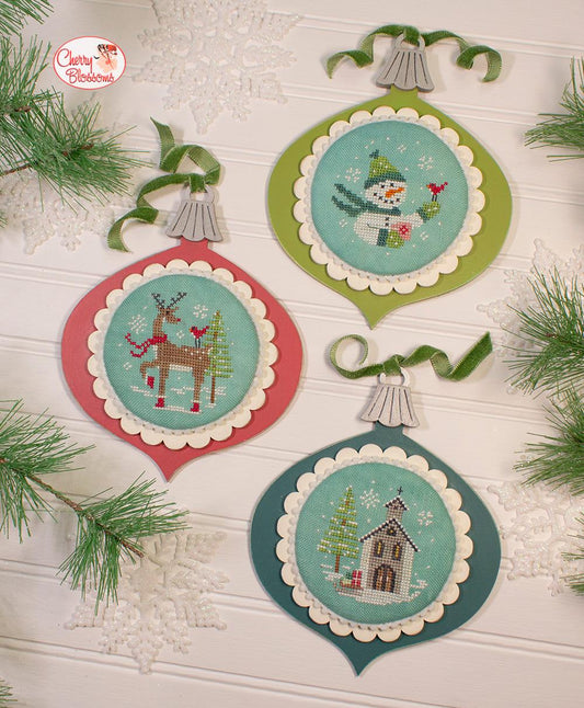 Vintage Ornaments Set One - Cross Stitch Pattern by Cherry Blossoms