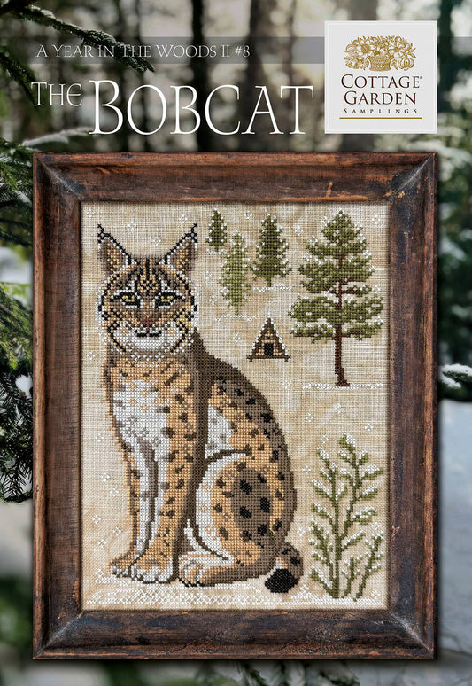 A Year in the Woods II #8 The Bobcat - Cross Stitch Chart by Cottage Garden Samplings