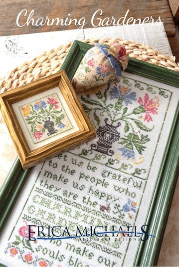 Charming Gardeners - Cross Stitch Pattern by Erica Michaels PREORDER