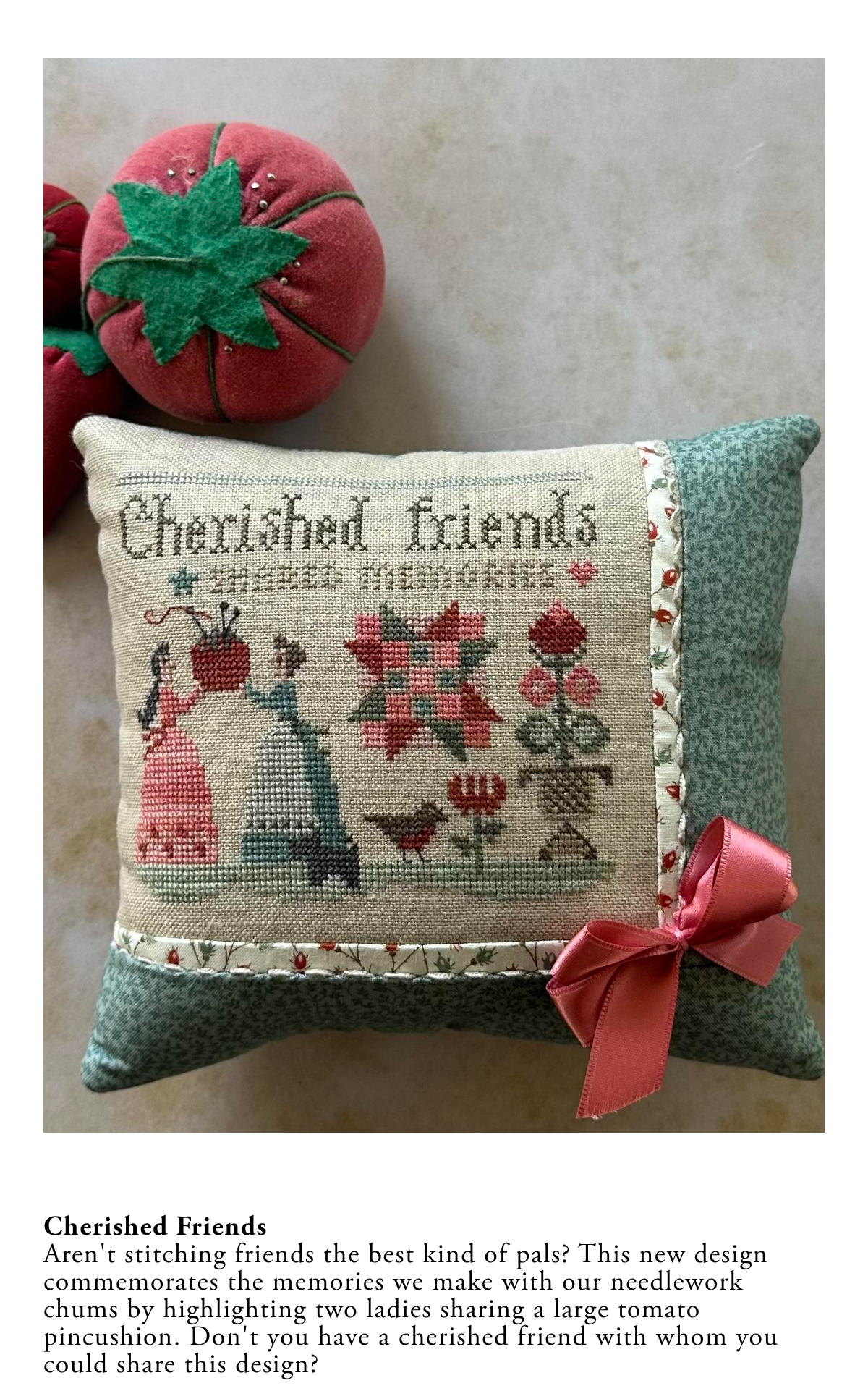 Cherished Friends - Cross Stitch Pattern by Heart in Hand PREORDER