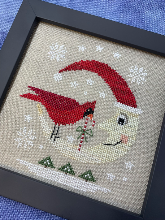 Christmas Moon - Cross Stitch pattern by Stitches by Ethel