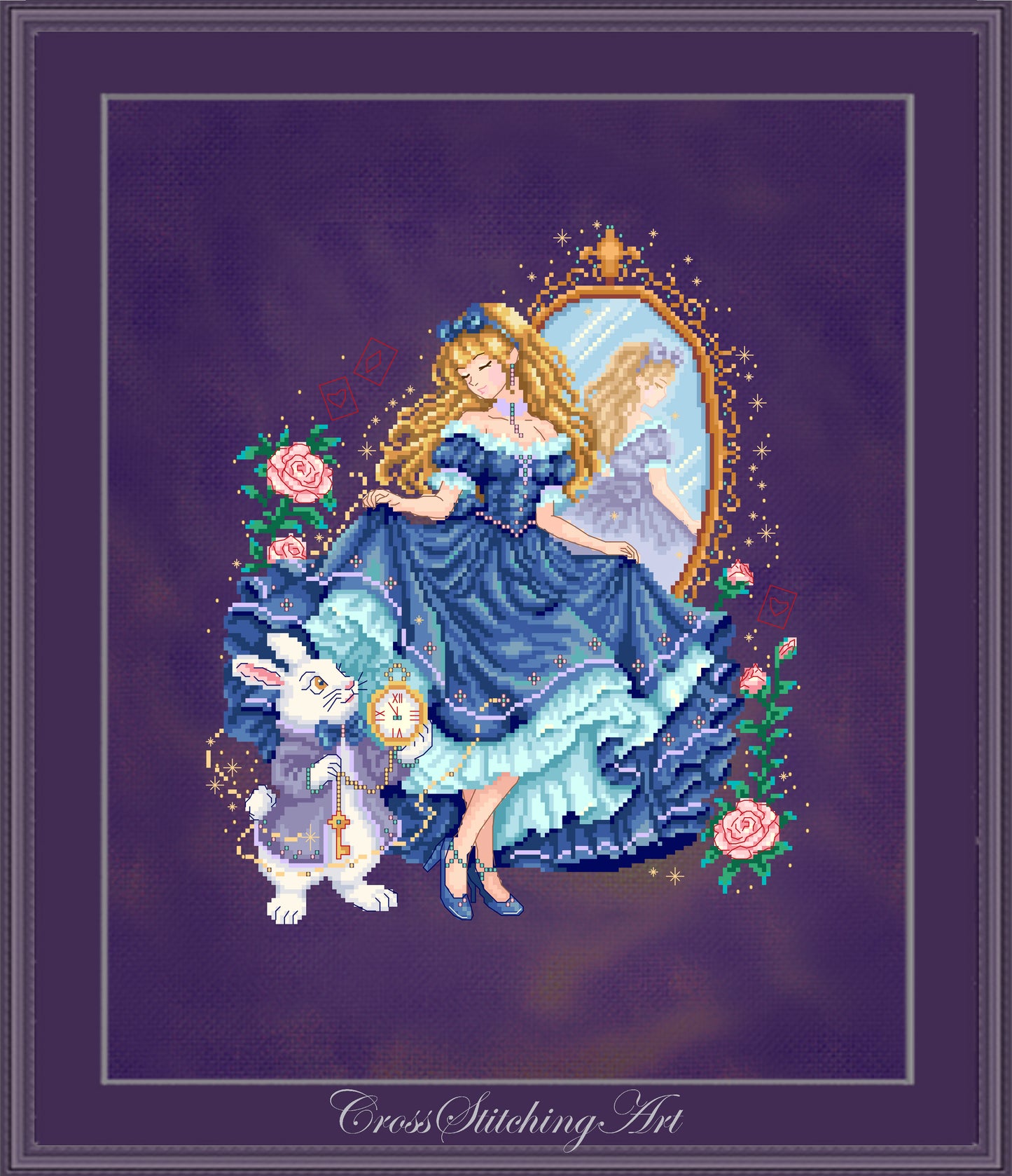 Alice, Midnight Reverie - Cross Stitch Pattern by Cross Stitching Art PREORDER