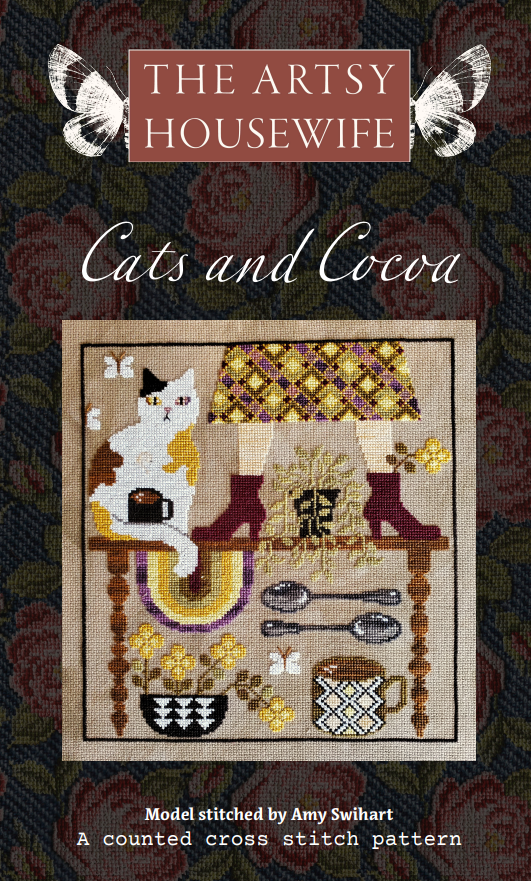 Cats and Cocoa - Cross Stitch pattern by Artsy Housewife