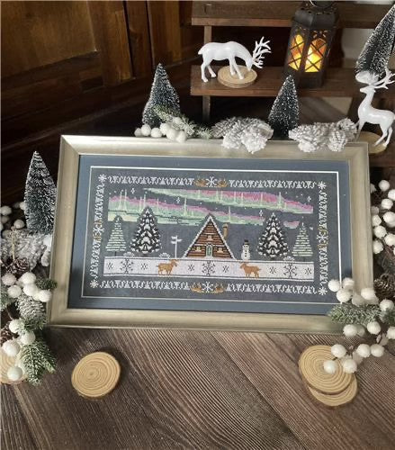 Chalet in the Snow - Cross Stitch Pattern by Flossabilities PREORDER
