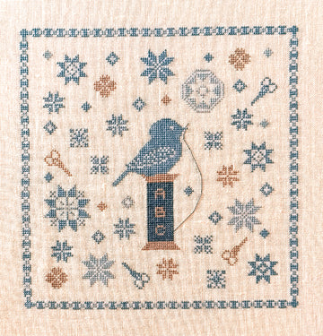 Blue Bird - Cross Stitch Pattern by Couleur D Etoile PREORDER