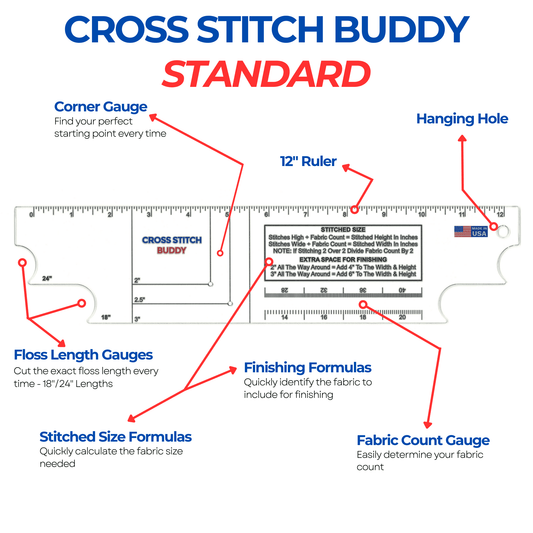 Cross Stitch Buddy - Standard by Stitchy Prose