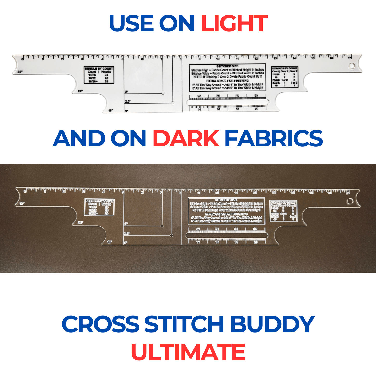 Cross Stitch Buddy Ultimate Ruler by Stitchy Prose